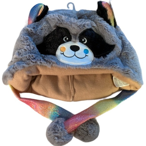 Happy Travels Kids Critter Raccoon Character Children’s Hat - Picture 1 of 4